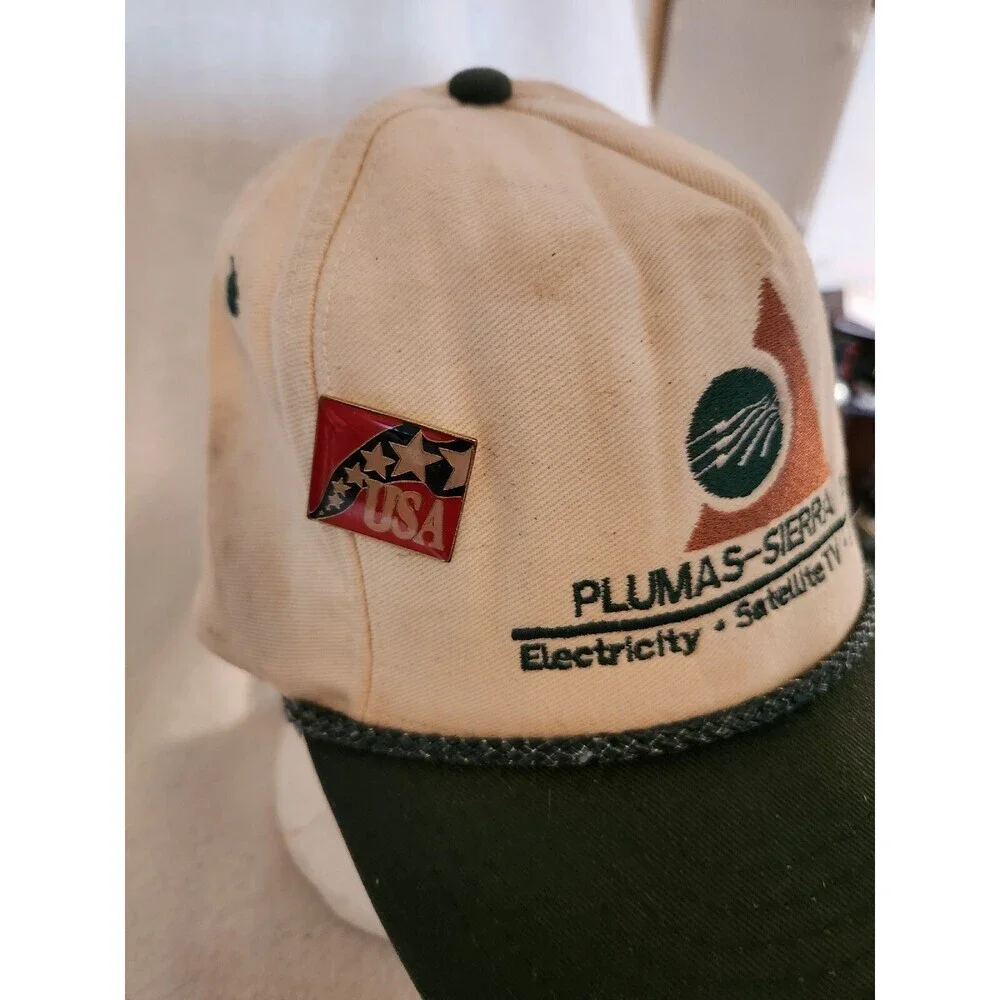 Plumas-Sierra Rec Ball Cap with USA Pin